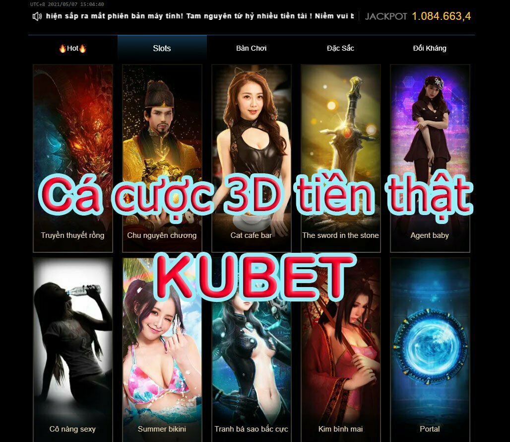 Sảnh cá cược JCbet casino 3D game 