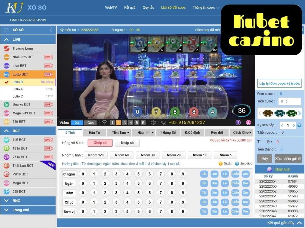 Quy tắc cách chơi lotto bet trên JC casino: 
