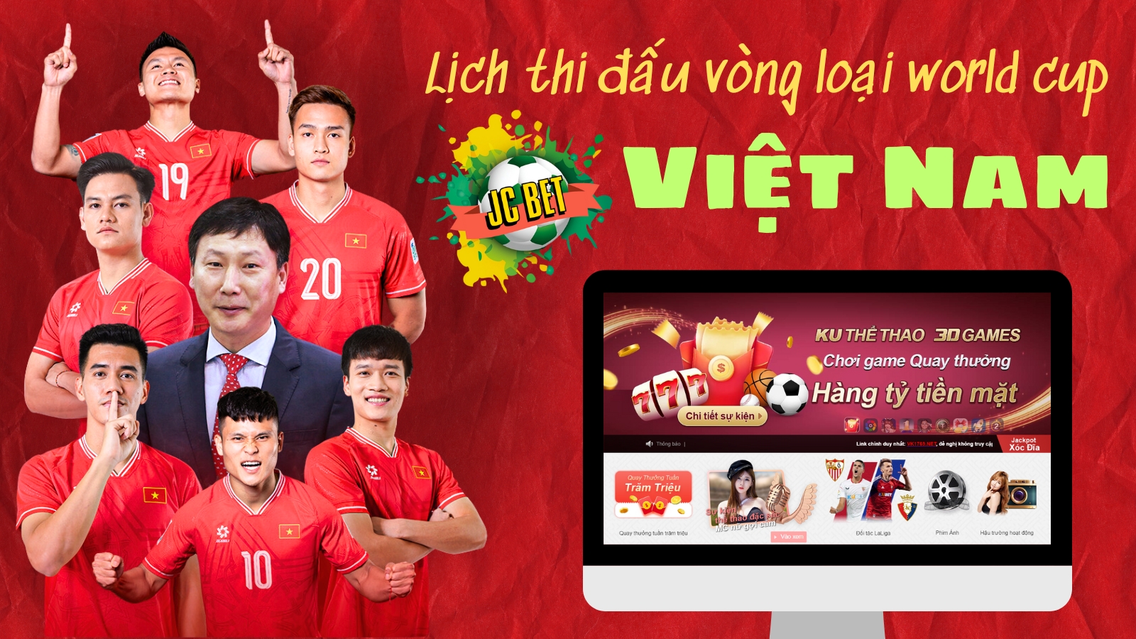 Lịch thi đấu vòng loại World Cup Việt Nam