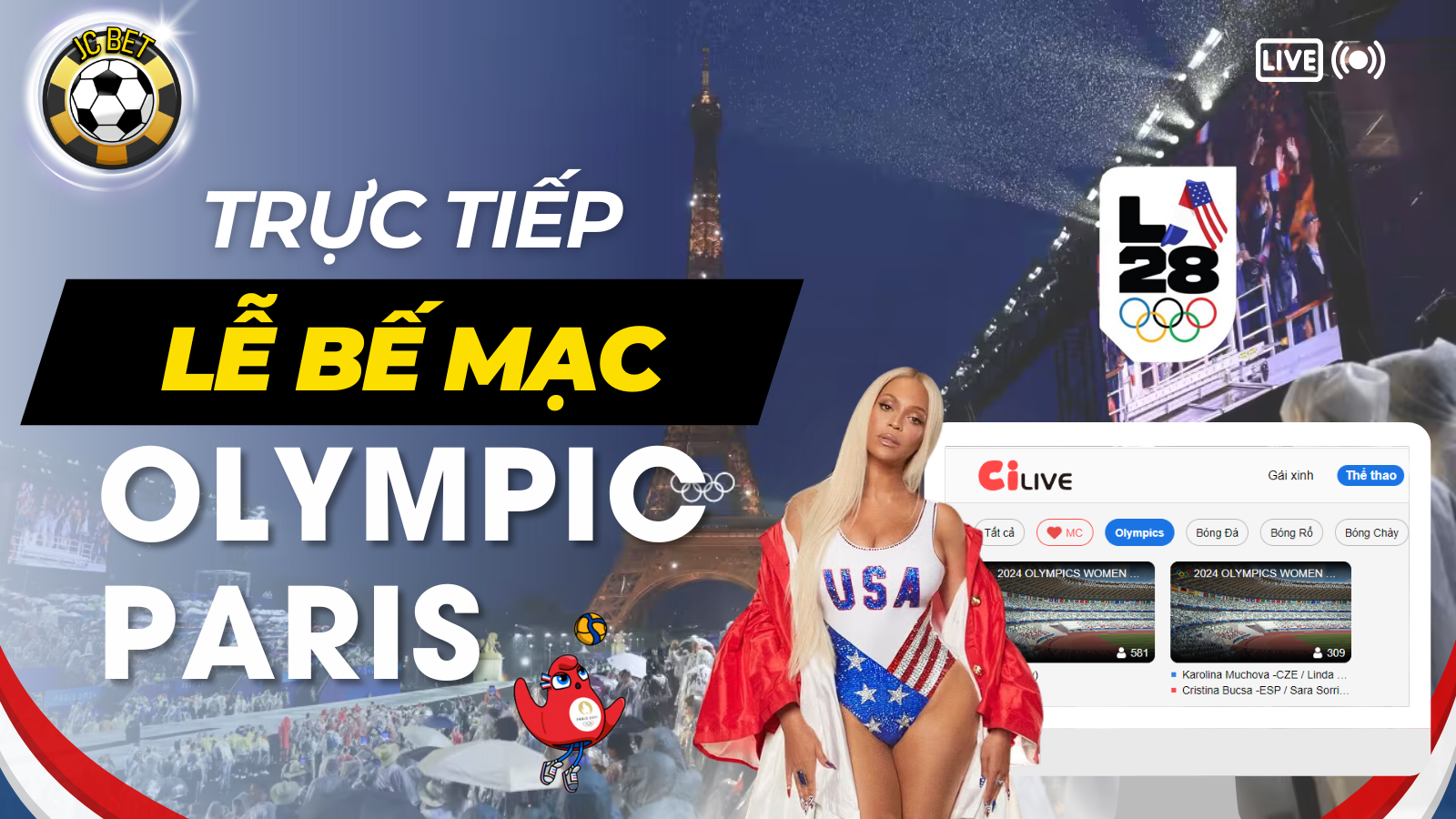 Trực tiếp bế mạc Olympic