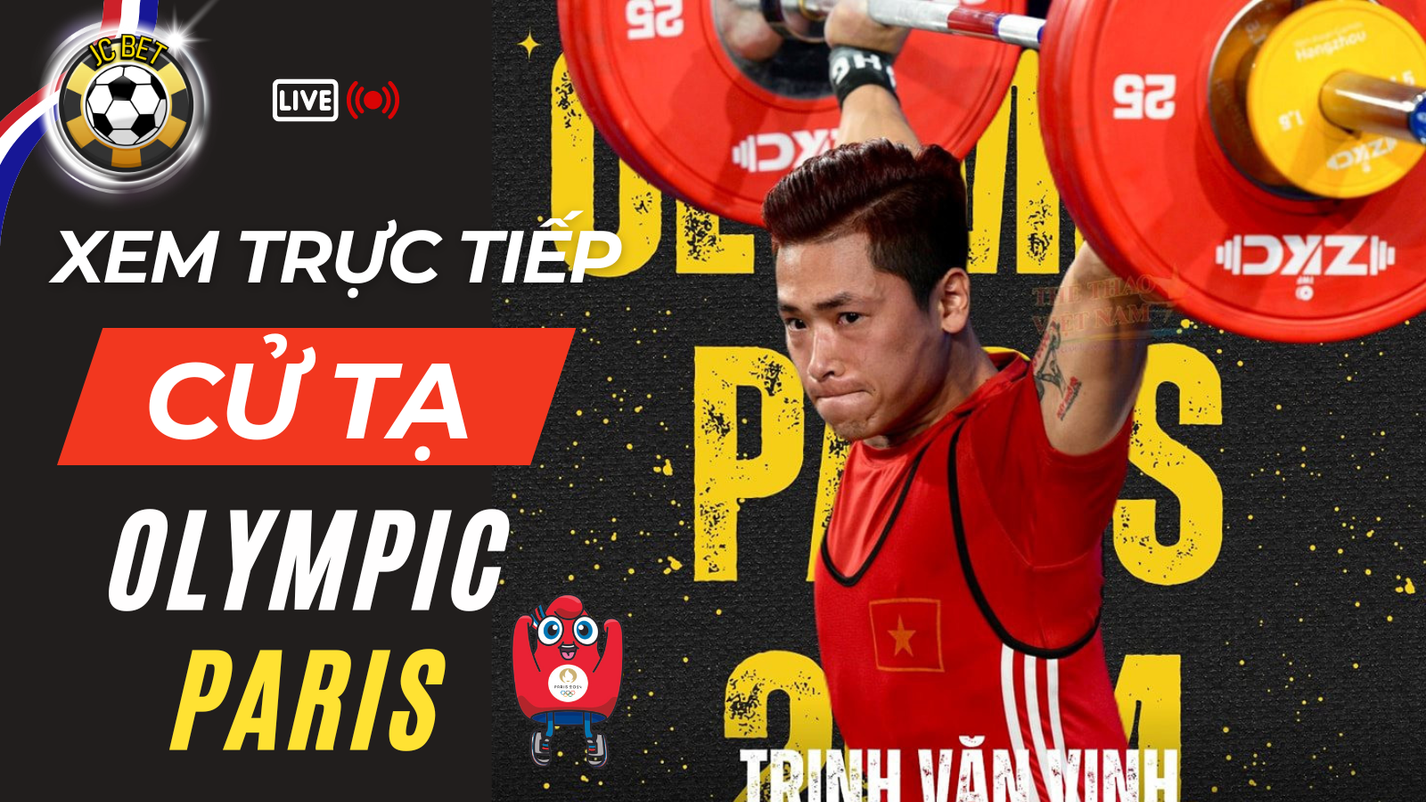 Trực tiếp cử tạ Olympic