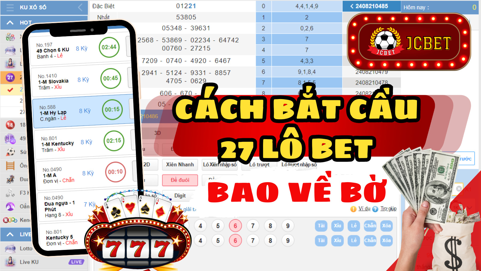 Cách bắt lô 27 JCBET